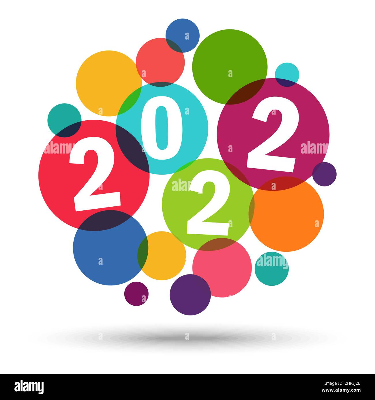 Bonne année 2022 Illustration de Vecteur