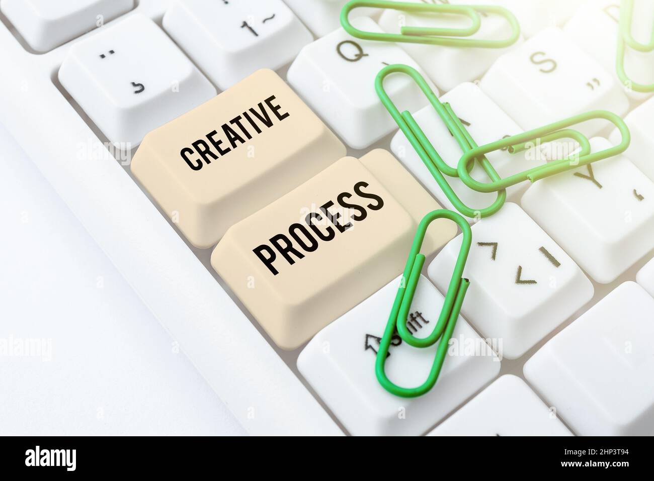 Signe d'écriture manuelle processus créatif, mot pour acte de faire de nouveaux liens entre les anciennes idées unique Résumé faisant la comptabilité virtuelle, liste de nouvelles Pr Banque D'Images