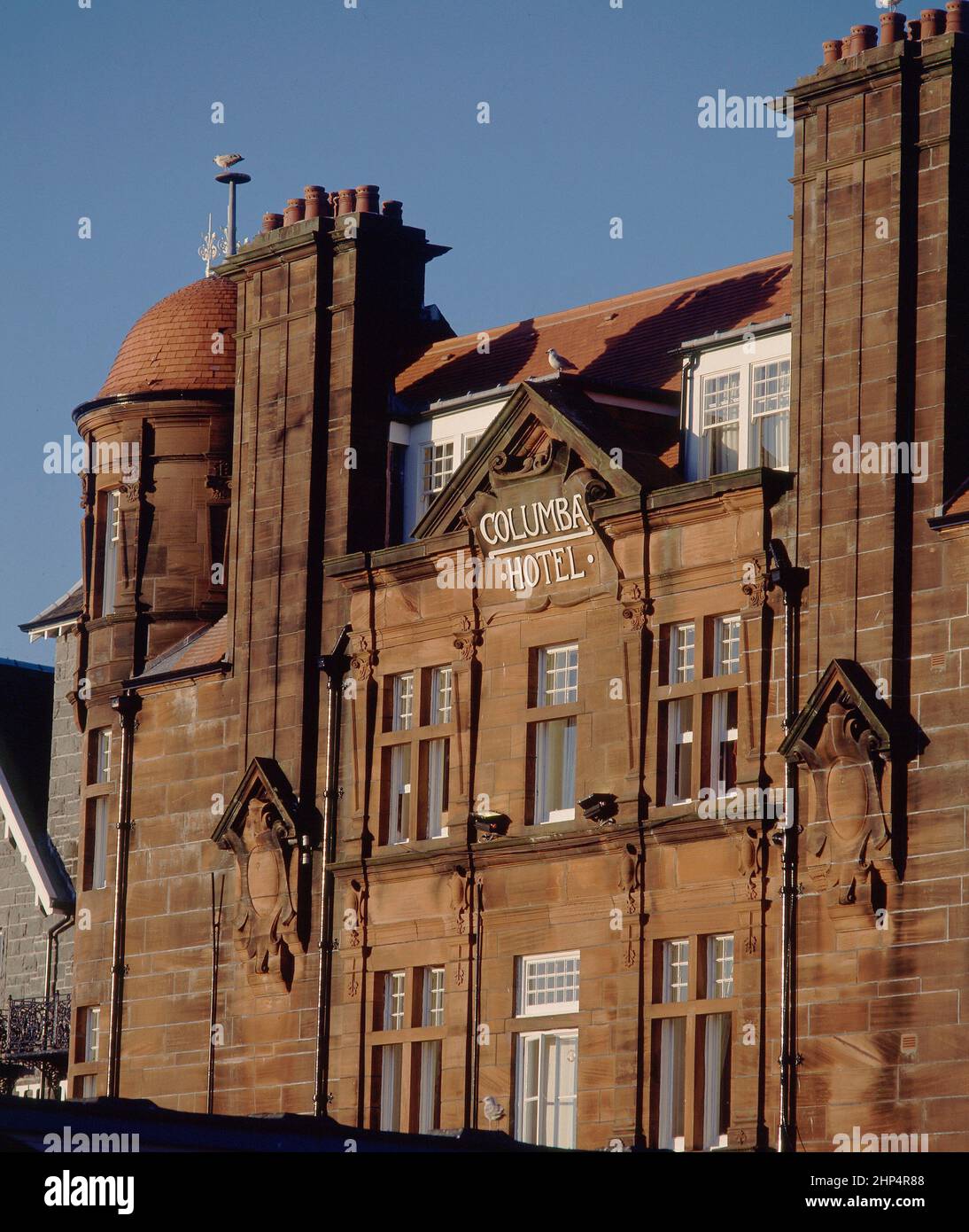 HOTEL COLUMBA EN EL PUERTO. Emplacement : EXTÉRIEUR. OBAN. ÉCOSSE. Banque D'Images