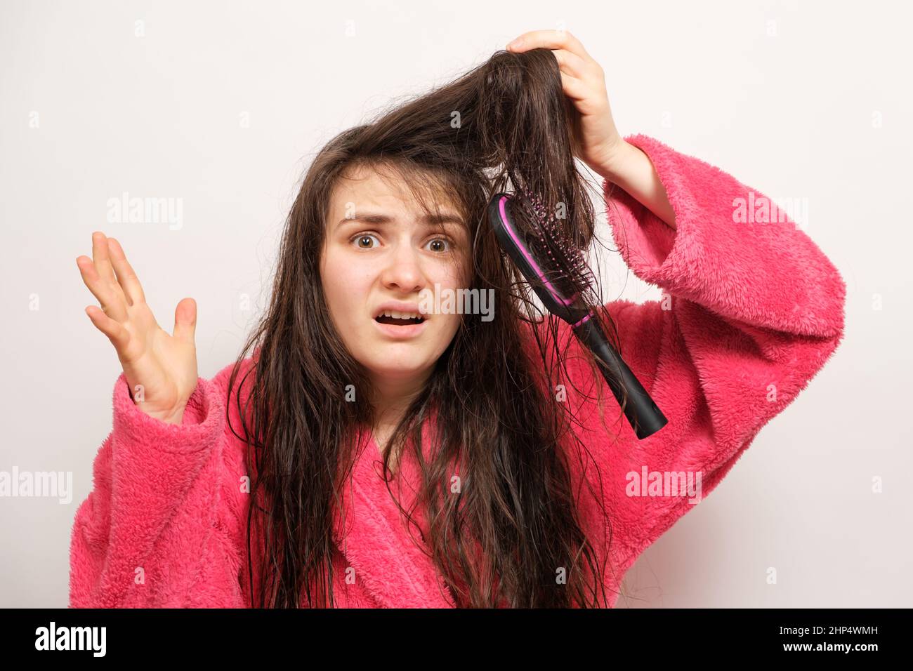 Touffe De Cheveux Longs Banque d