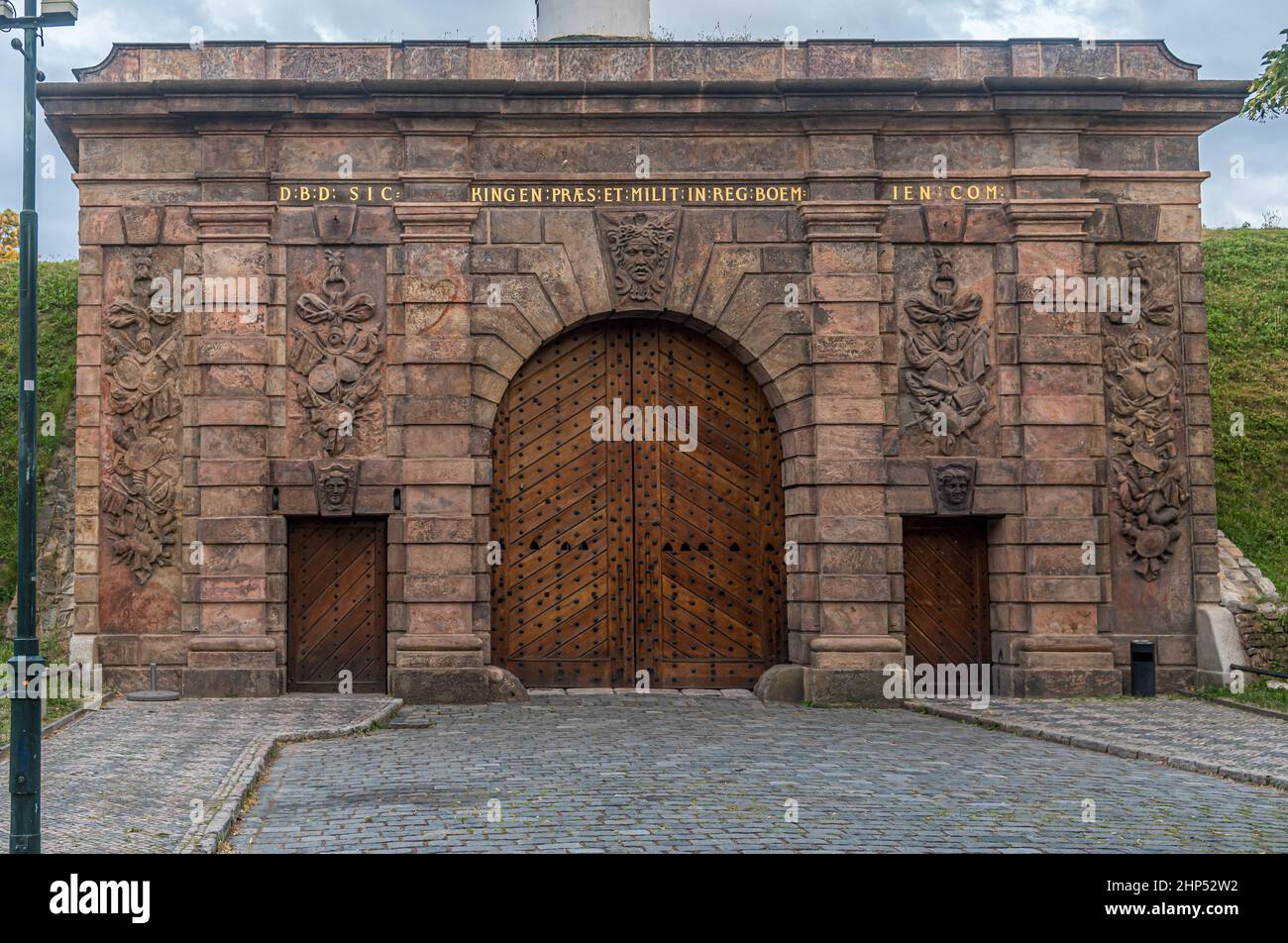 Vue sur la vieille ville de Prague en été Banque D'Images