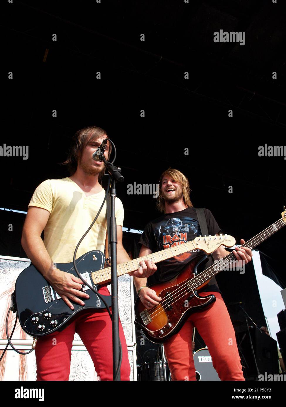 Paramore à Van's Warped Tour 8/3/07 Banque D'Images