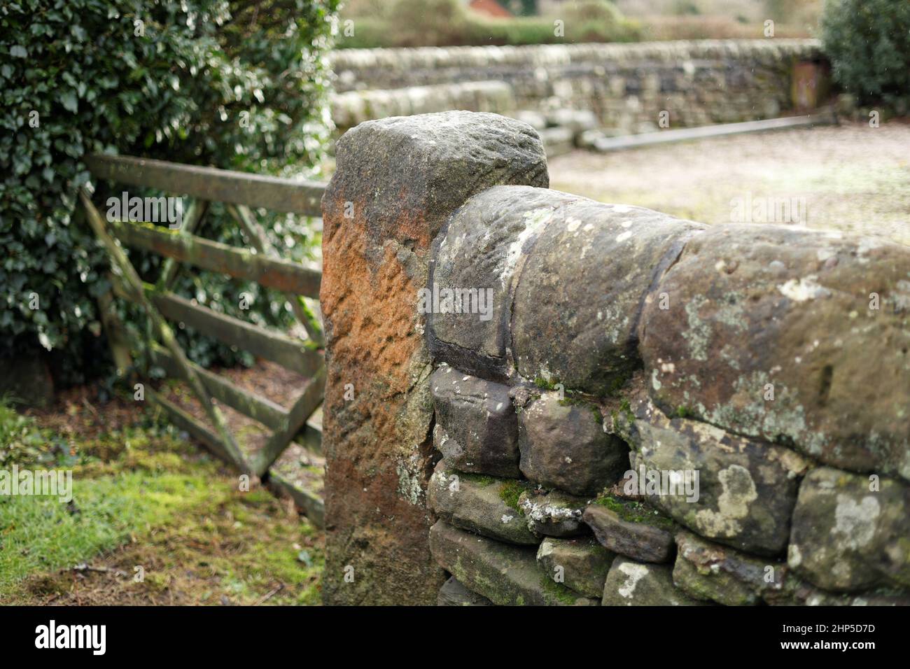 Ancien monastère cistercien de Croxden datant du 12th siècle, dans le Staffordshire, en Angleterre Banque D'Images