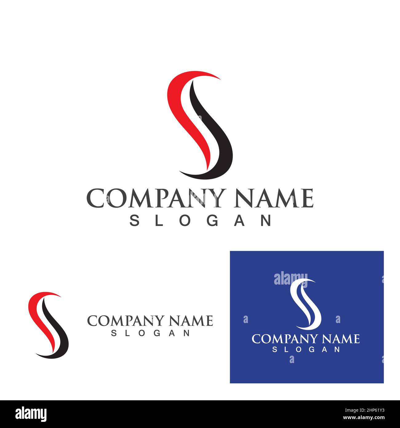 Logo lettre S de l'entreprise Illustration de Vecteur