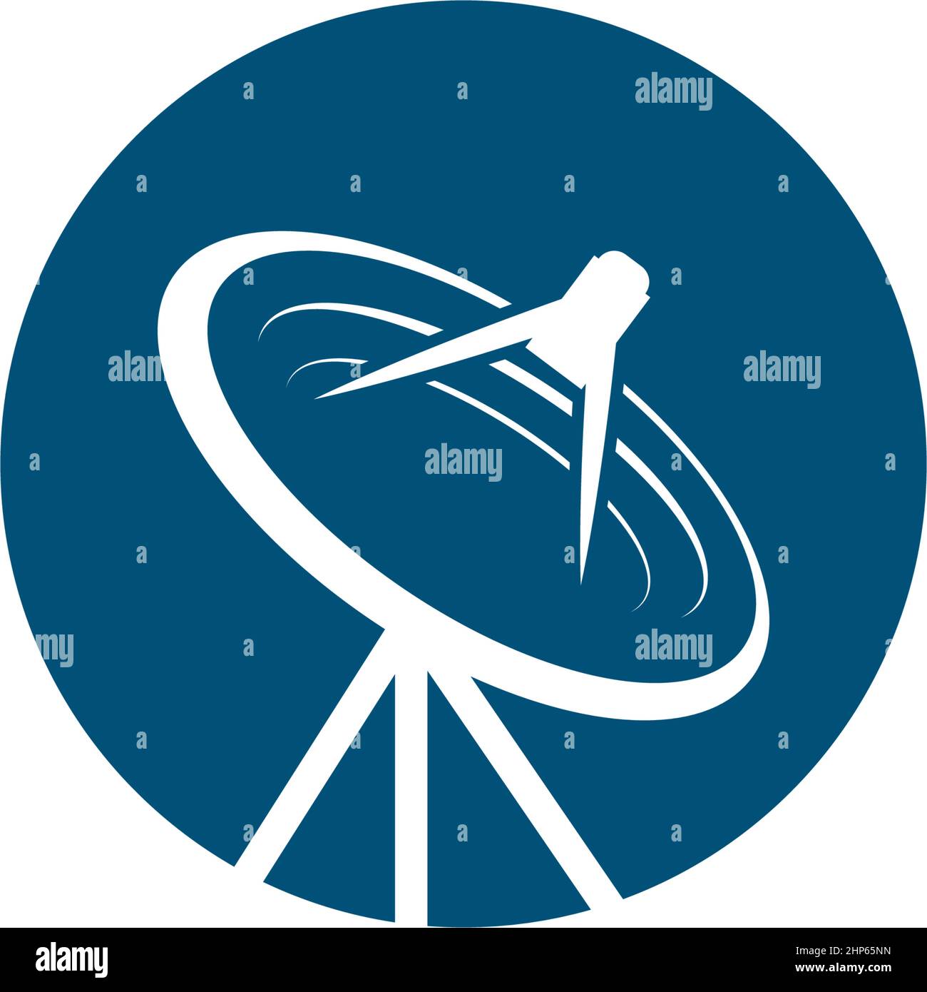 téléviseur satellite parabolique icône vecteur illustration design Illustration de Vecteur