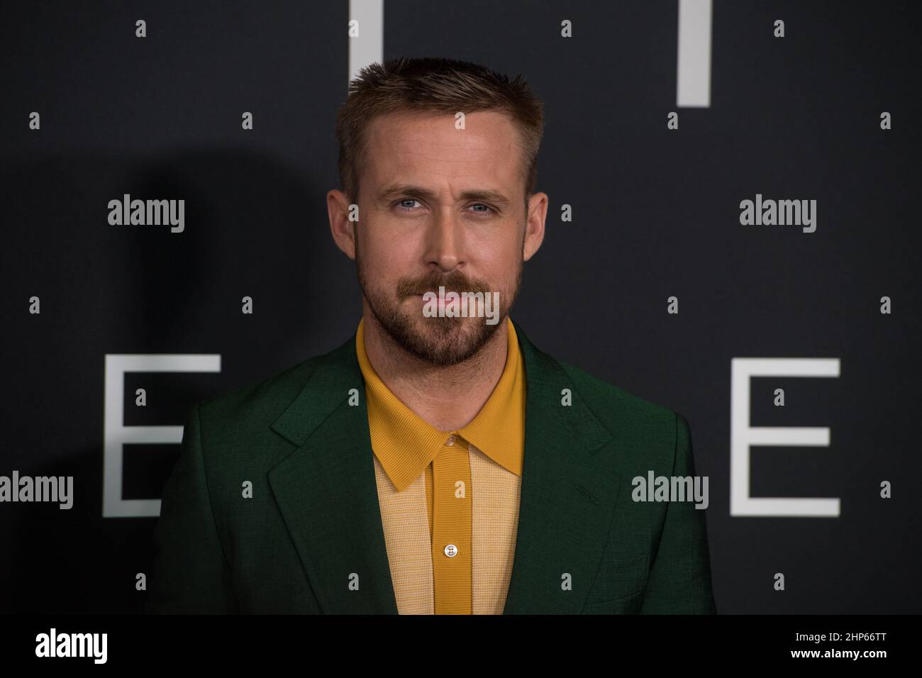 L'acteur américain Ryan Gosling arrive sur le tapis rouge pour la première du film « First Man » au Smithsonian National Air and Space Museum le jeudi 4 octobre 2018 à Washington. Banque D'Images
