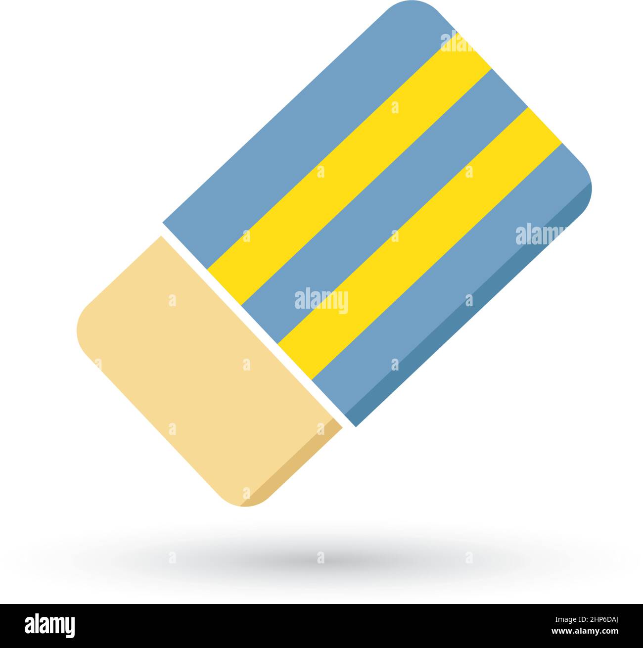 modèle de dessin d'illustration vectorielle d'icône de gomme Illustration de Vecteur