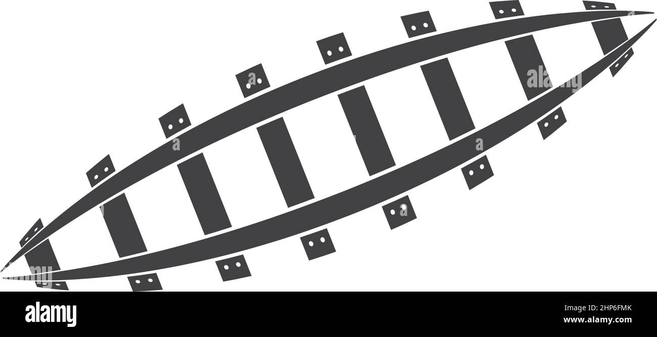 conception d'illustration de vecteur de chemin de fer Illustration de Vecteur