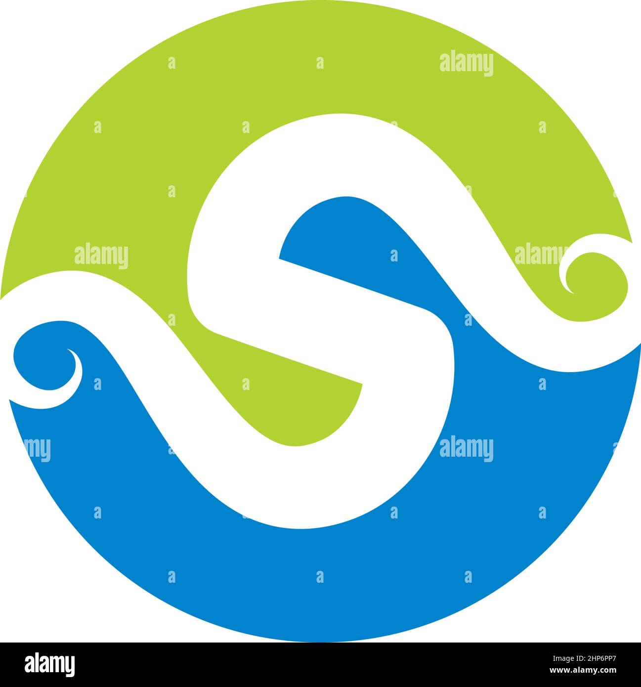 Vecteur de conception de lettre S d'entreprise Illustration de Vecteur