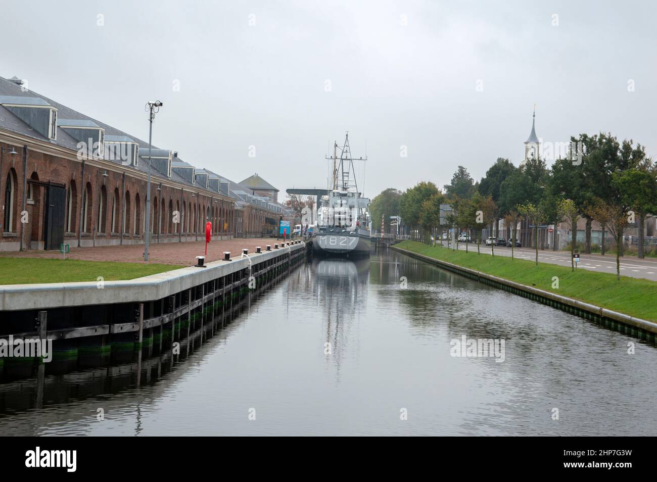Navire de guerre M827 HR.Mme Hoogeveen au complexe de Willemsoord à Den Helder aux pays-Bas 23-9-2019 Banque D'Images