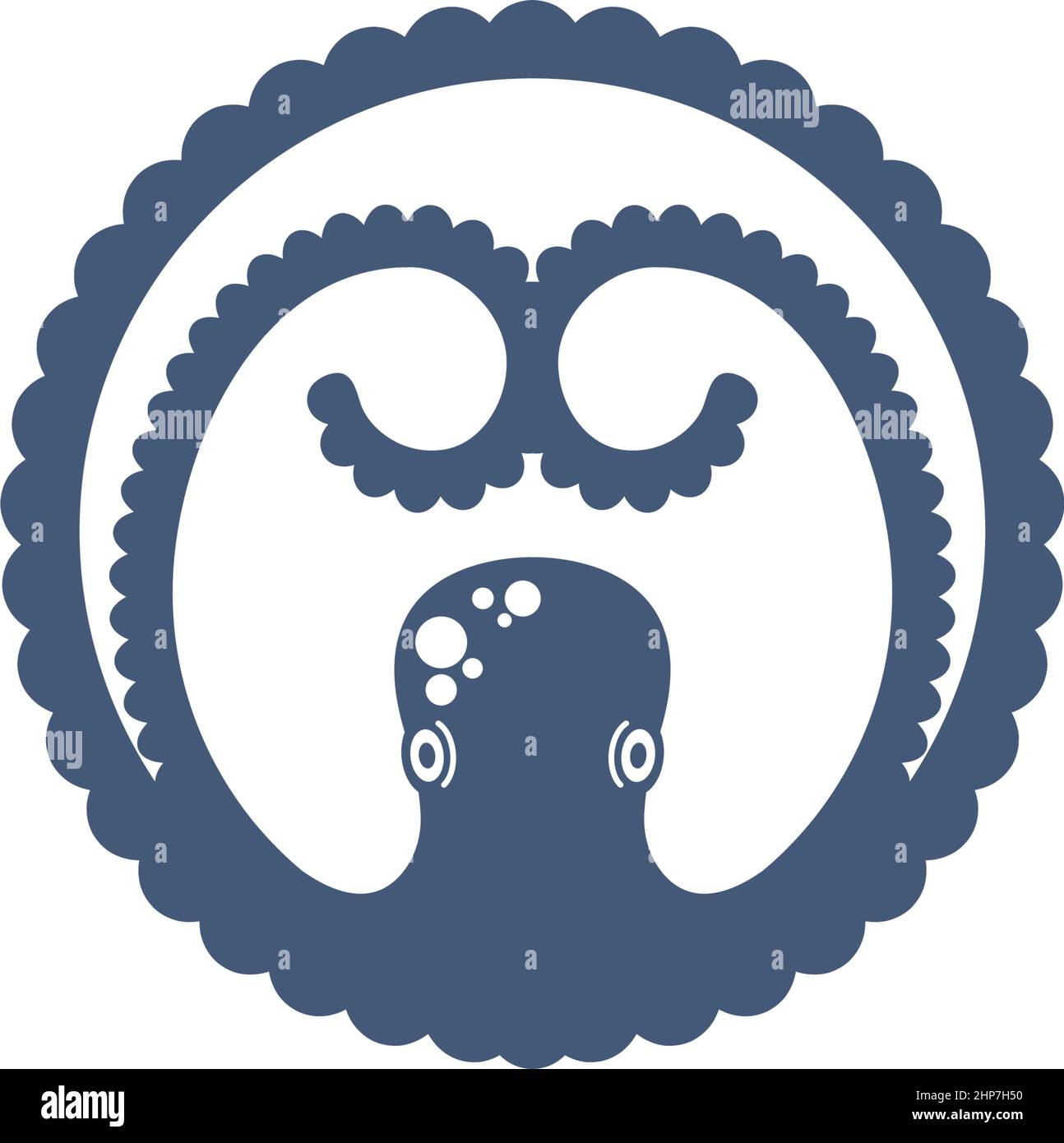 illustration vectorielle d'icône octopus Illustration de Vecteur