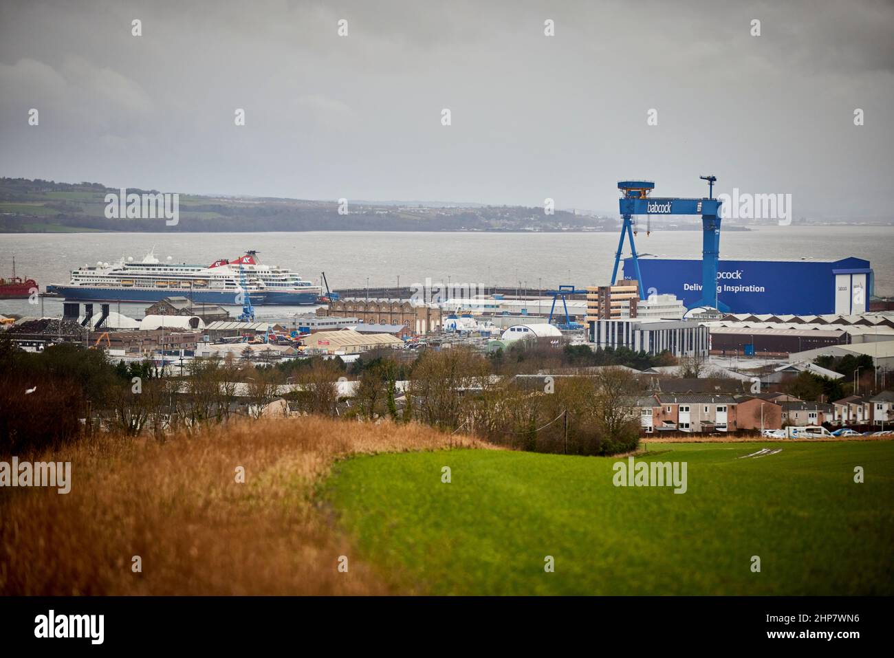 Babcock LGE Rosyth Business Rosyth, Dunfermline Banque D'Images