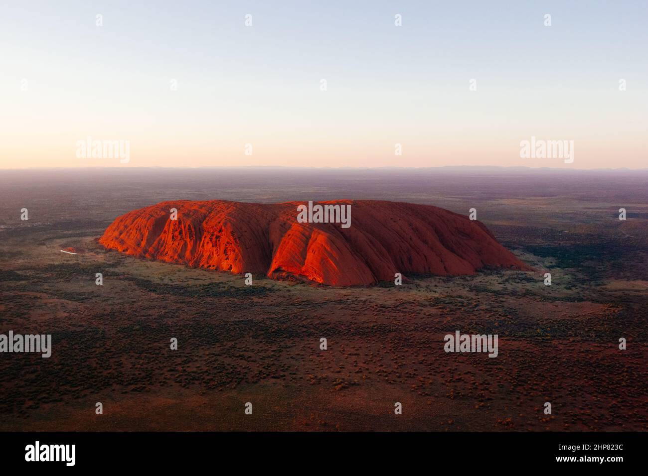 Australie, 22 septembre 2016 : antenne d'Uluru, territoire du Nord Banque D'Images