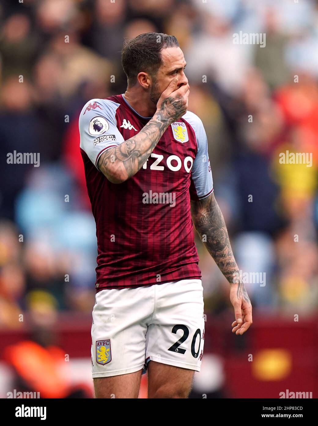 Programme Tv Du Samedi 19 Février 2022 Danny ings d'Aston Villa réagit à une occasion manquée lors du match de