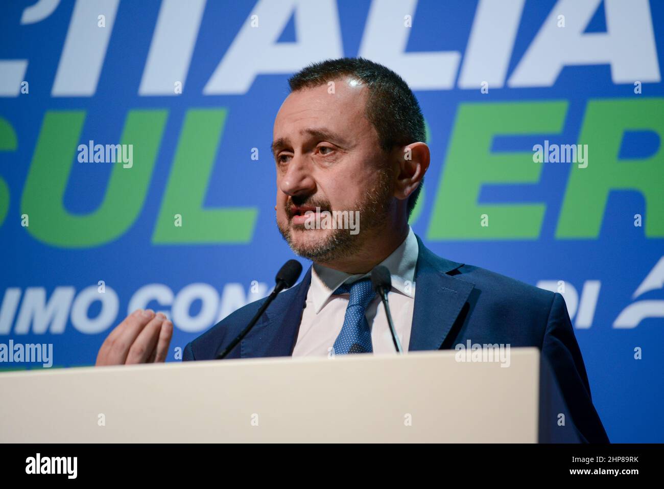 Palazzo dei Congressi, Rome, Italie, 19 février 2022, Ettore Rosato pendant “l’Italia, sul serio”, le premier congrès de “Azione”, parti dirigé par Carlo Calenda - News Credit: Live Media Publishing Group/Alay Live News Banque D'Images