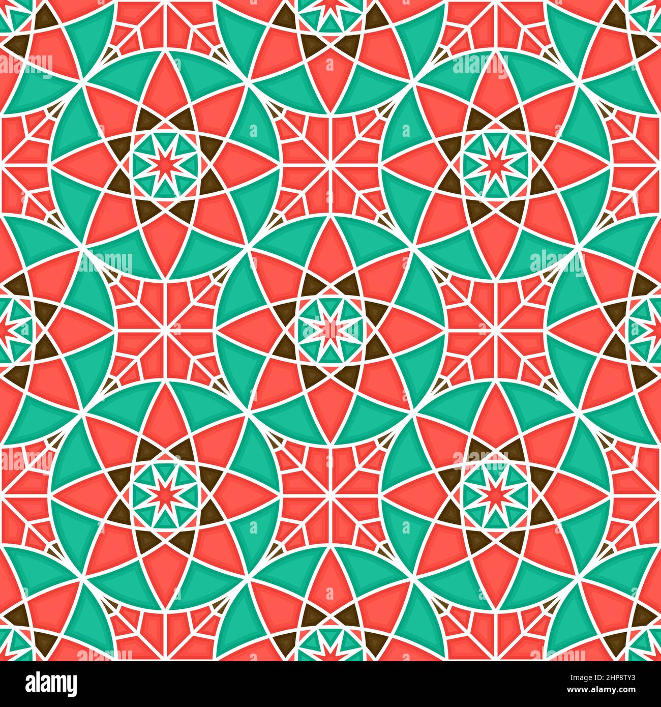 Modèle géométrique islamique 14 Illustration de Vecteur