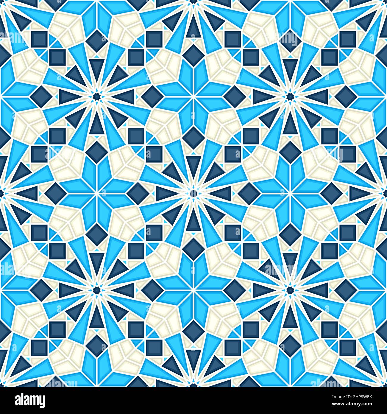Modèle géométrique islamique 6 Illustration de Vecteur