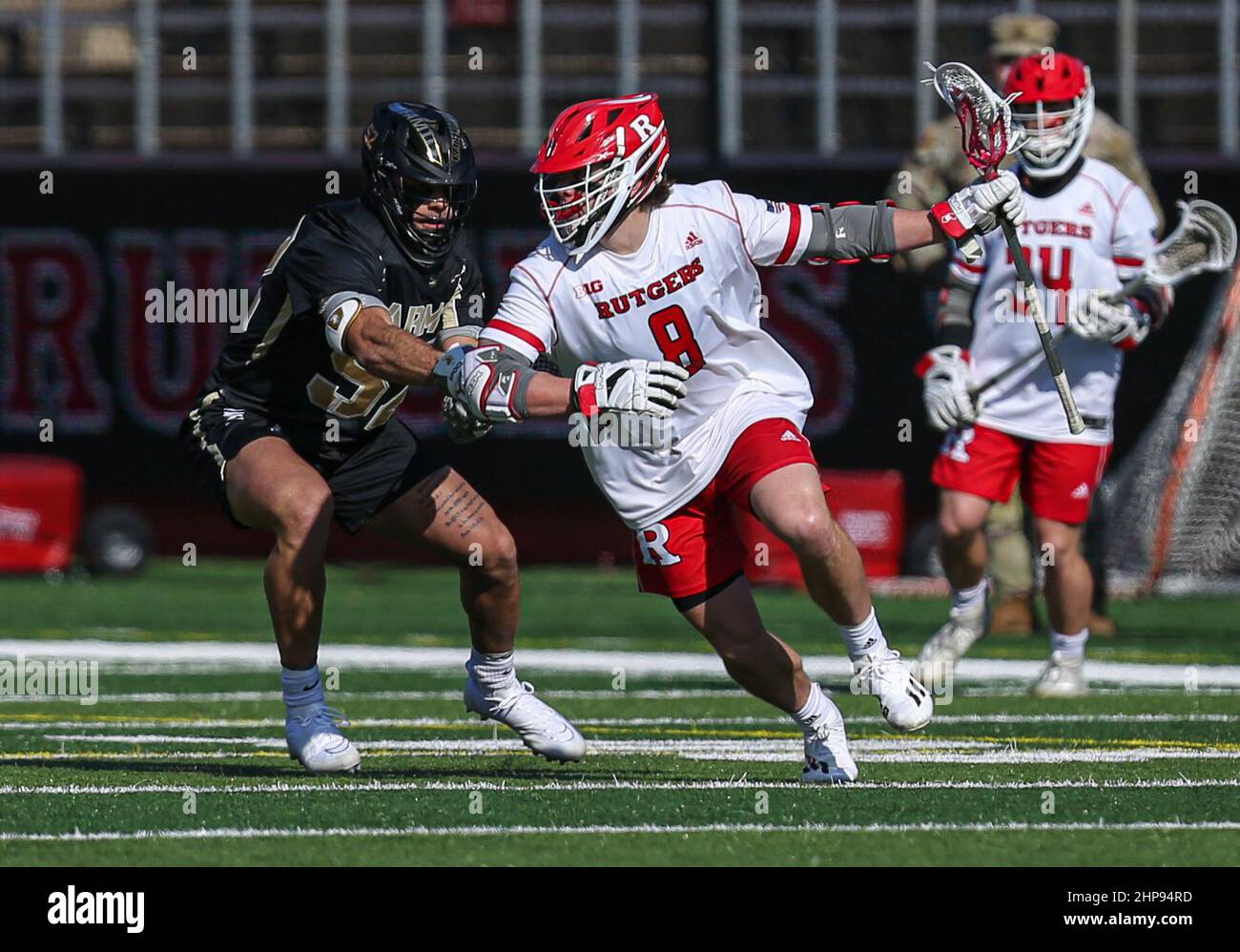 Piscataway, NJ, États-Unis. 19th févr. 2022. Attaque de Rutgers Adam ...