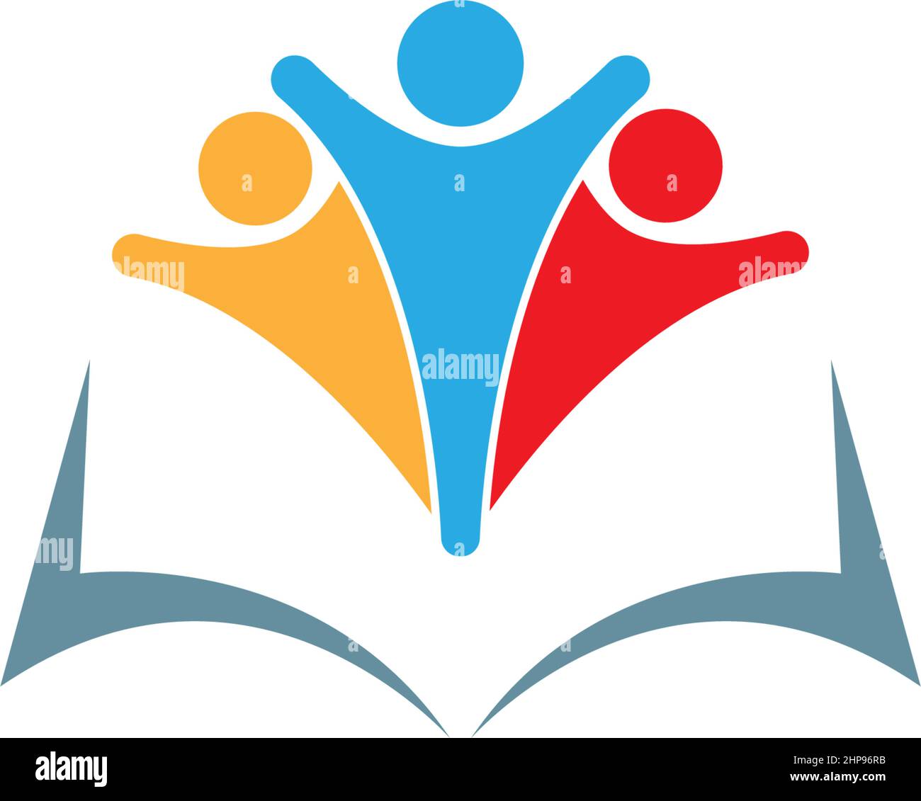 Vecteur de modèle de conception d'icône de logo Education Illustration de Vecteur