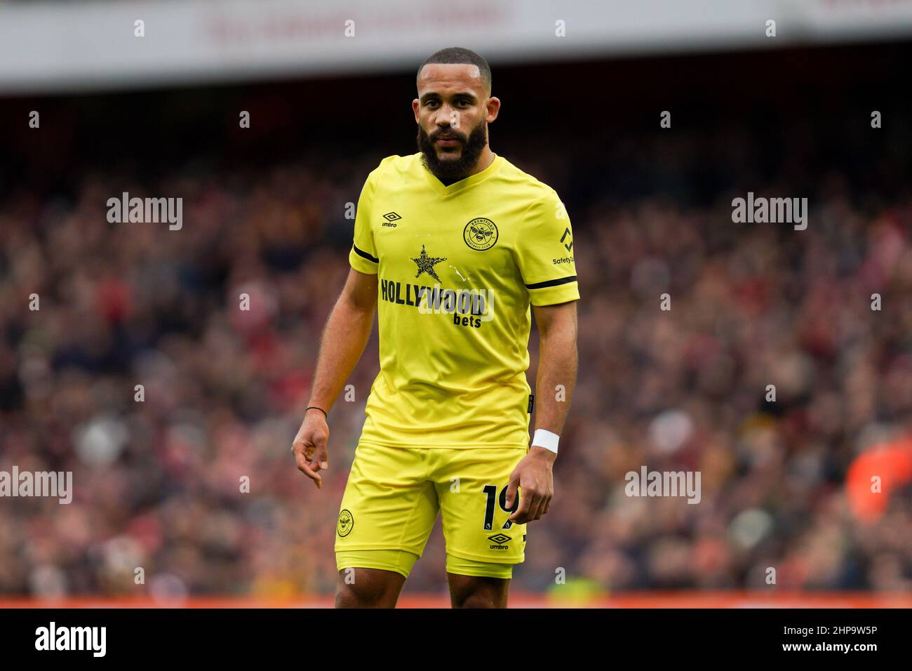 Bryan Mbeumo #19 de Brentford Banque D'Images