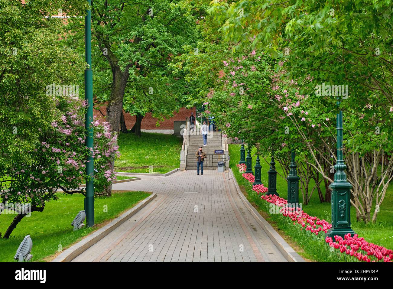 Moscou, Russie - 27 mai 2021 : environs autour du Kremlin Banque D'Images