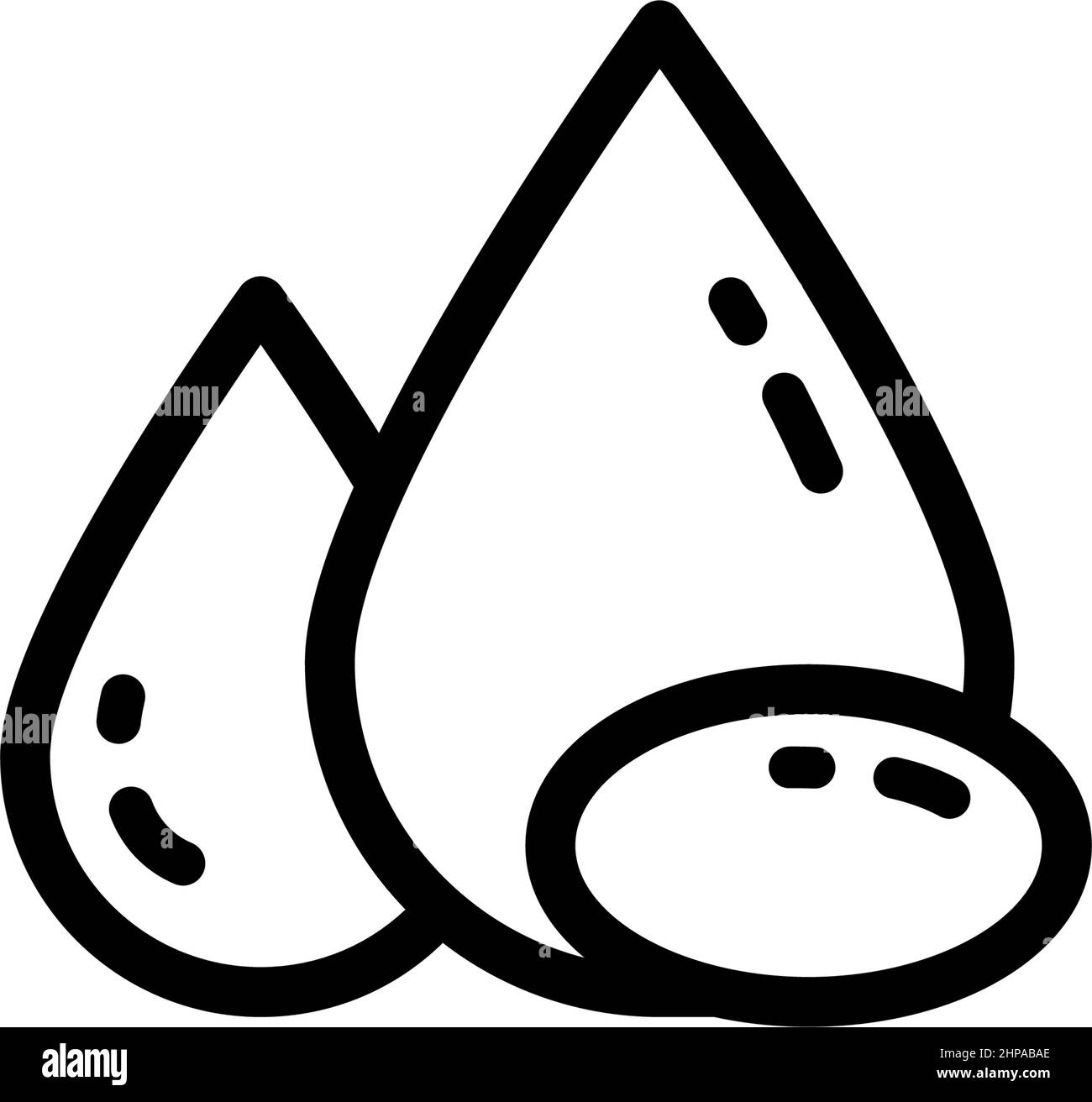 Pilule, icône de contour de capsule. Elément de conception vectoriel dans le style de ligne. Logo modèle simple. Oméga 3, A, D, K, C E complément alimentaire, multivitamine Illustration de Vecteur