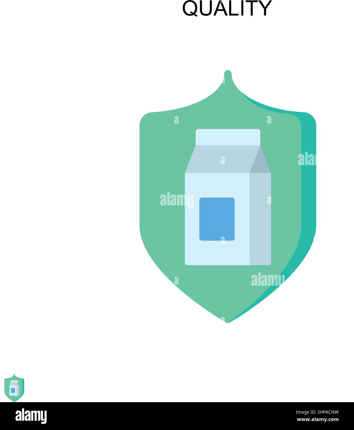 Qualité icône de vecteur simple. Modèle de conception de symbole d'illustration pour élément d'interface utilisateur Web mobile. Illustration de Vecteur