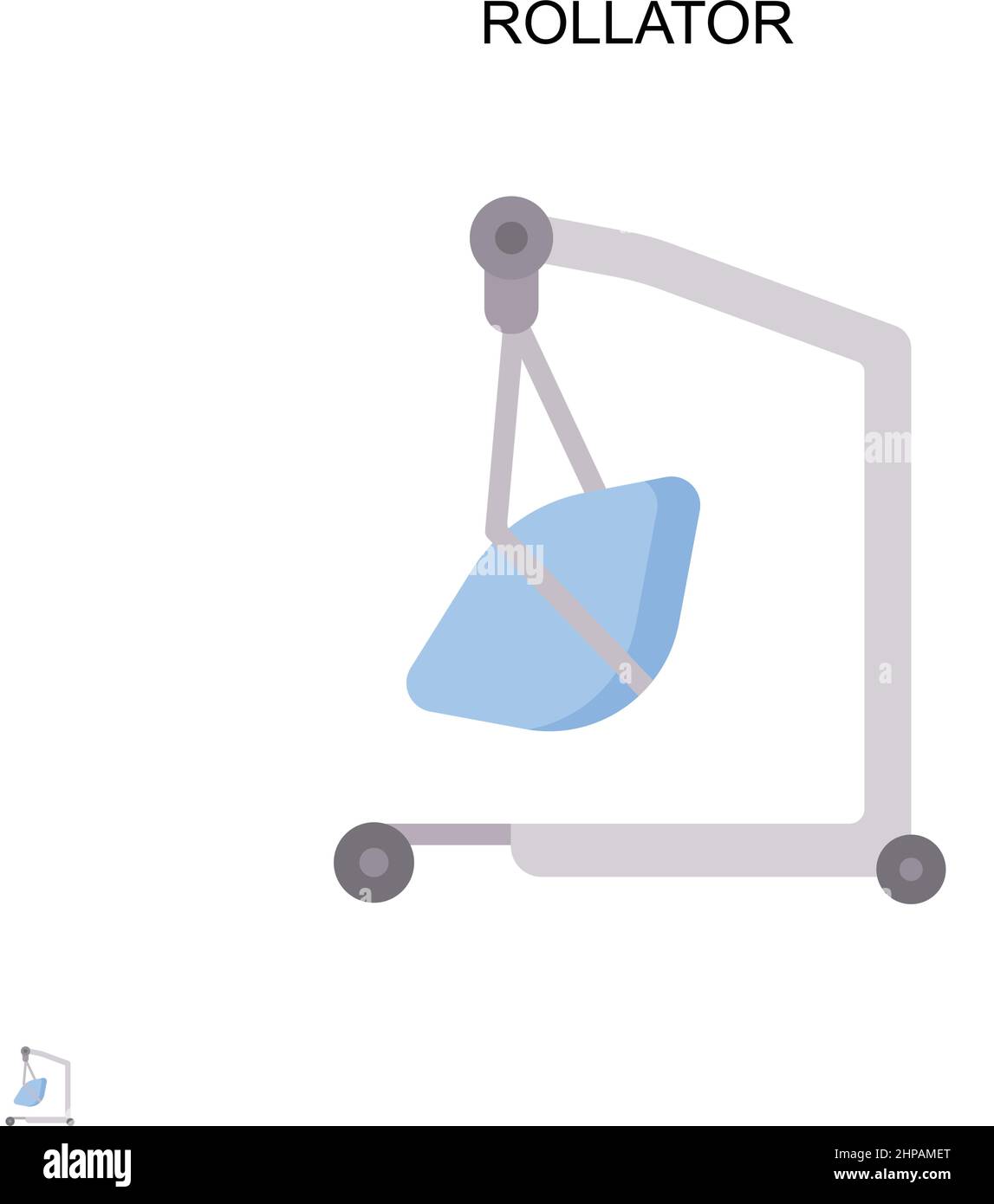 Icône de vecteur simple du rotateur. Modèle de conception de symbole d'illustration pour élément d'interface utilisateur Web mobile. Illustration de Vecteur