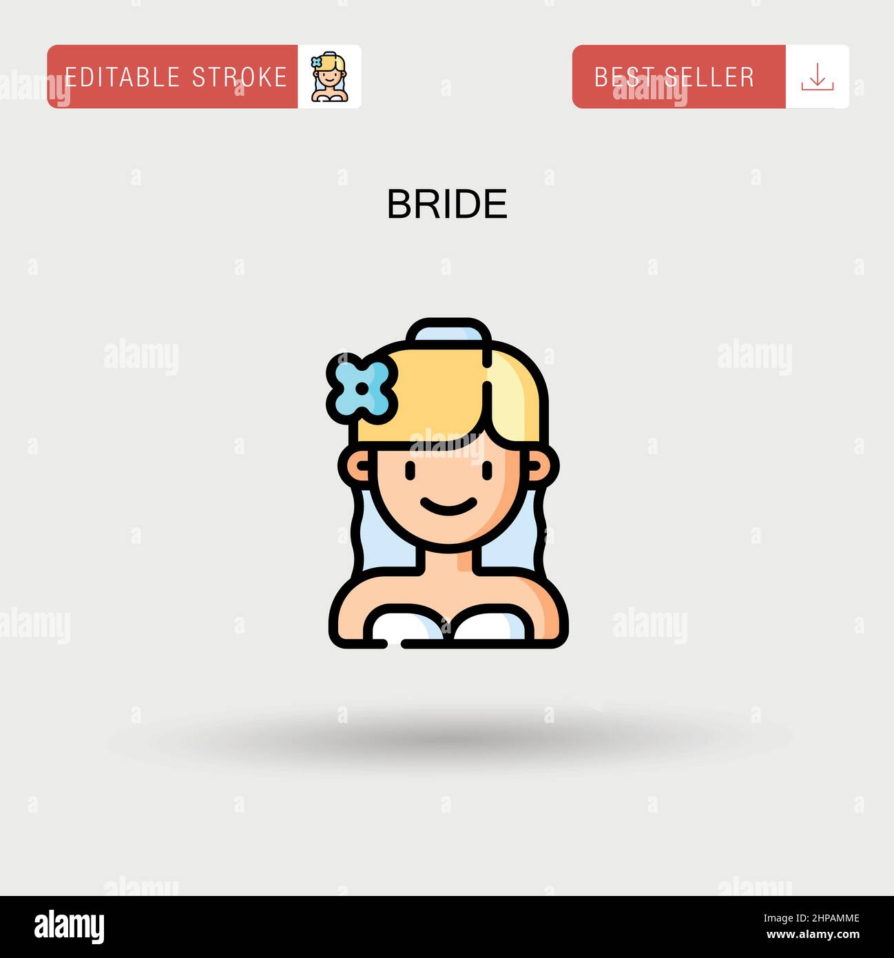 Icône de vecteur simple de bride. Illustration de Vecteur