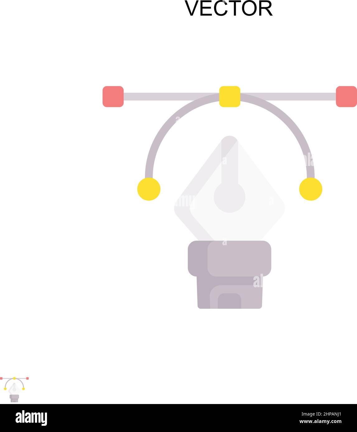 Icône vecteur simple. Modèle de conception de symbole d'illustration pour élément d'interface utilisateur Web mobile. Illustration de Vecteur