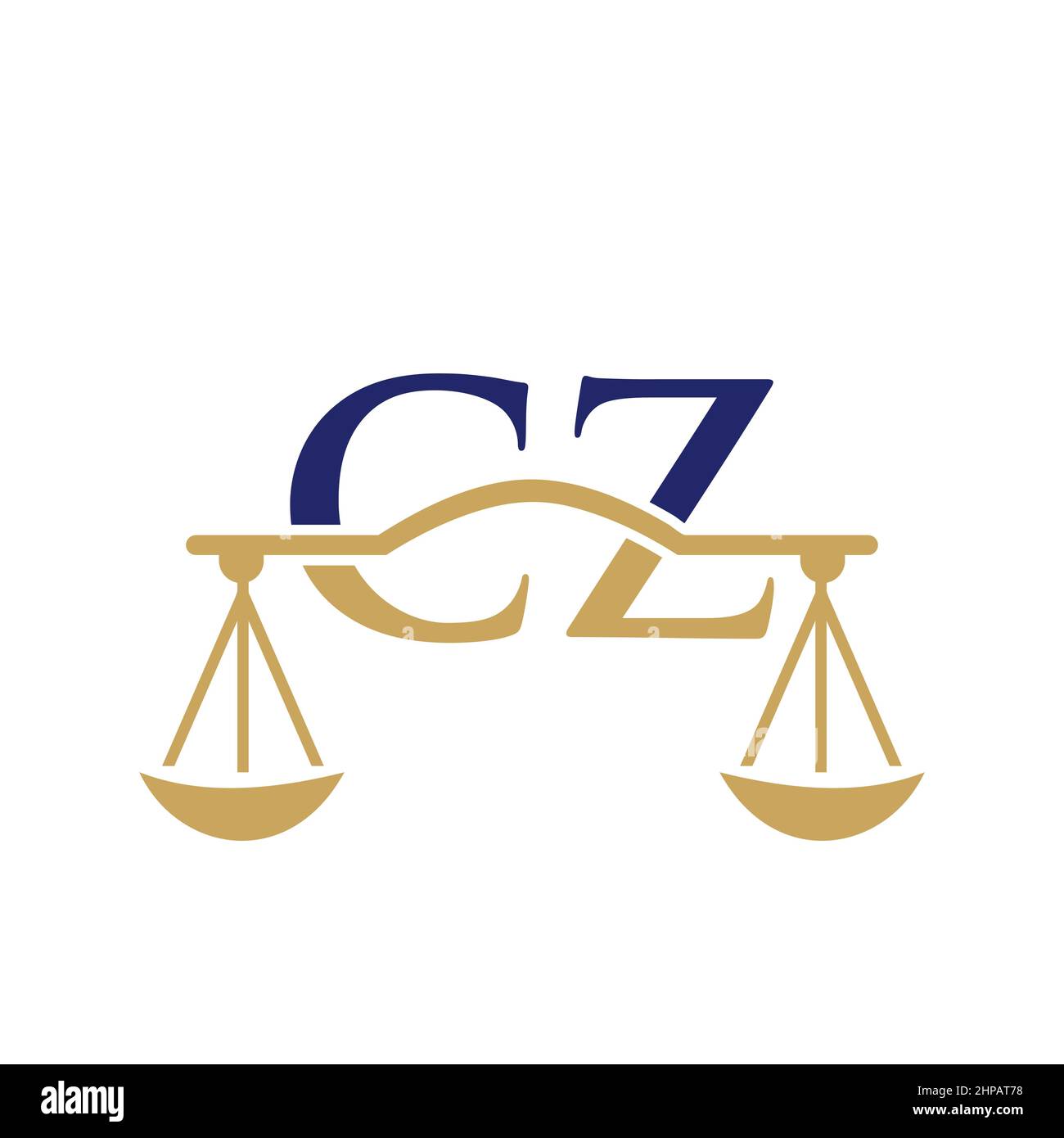 Cabinet d'avocats lettre CZ logo Design. Avocat, Justice, avocat, juridique, Service d'avocat, Cabinet juridique, balance, cabinet d'avocats, avocat, entreprise Illustration de Vecteur
