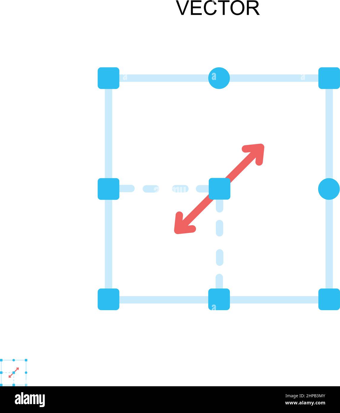 Icône vecteur simple. Modèle de conception de symbole d'illustration pour élément d'interface utilisateur Web mobile. Illustration de Vecteur