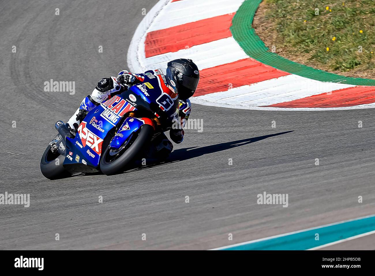 Portimao, Portugal. 19th févr. 2022. Tests officiels Moto2™ et Moto3™ à Autodromo Internacional de Algarve, Portimao, Portugal 19 février 2022 en photo: Cameron Beaubier tests oficiales de Moto2™ y Moto3™ en el Autodromo Internacional de Algarve, Portimao, Portugal 19 de Febrero de 2022 POOL/ MotoGP.com/Cordon Press Images seront à usage éditorial exclusif. Crédit obligatoire: © motogp.com crédit: CORMON PRESSE/Alay Live News Banque D'Images