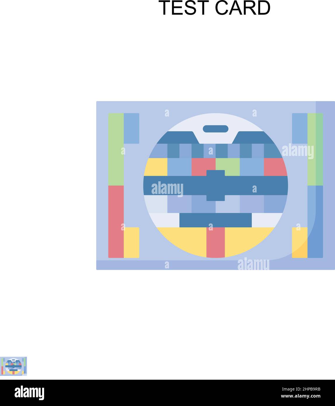 Icône de vecteur simple de carte de test. Modèle de conception de symbole d'illustration pour élément d'interface utilisateur Web mobile. Illustration de Vecteur