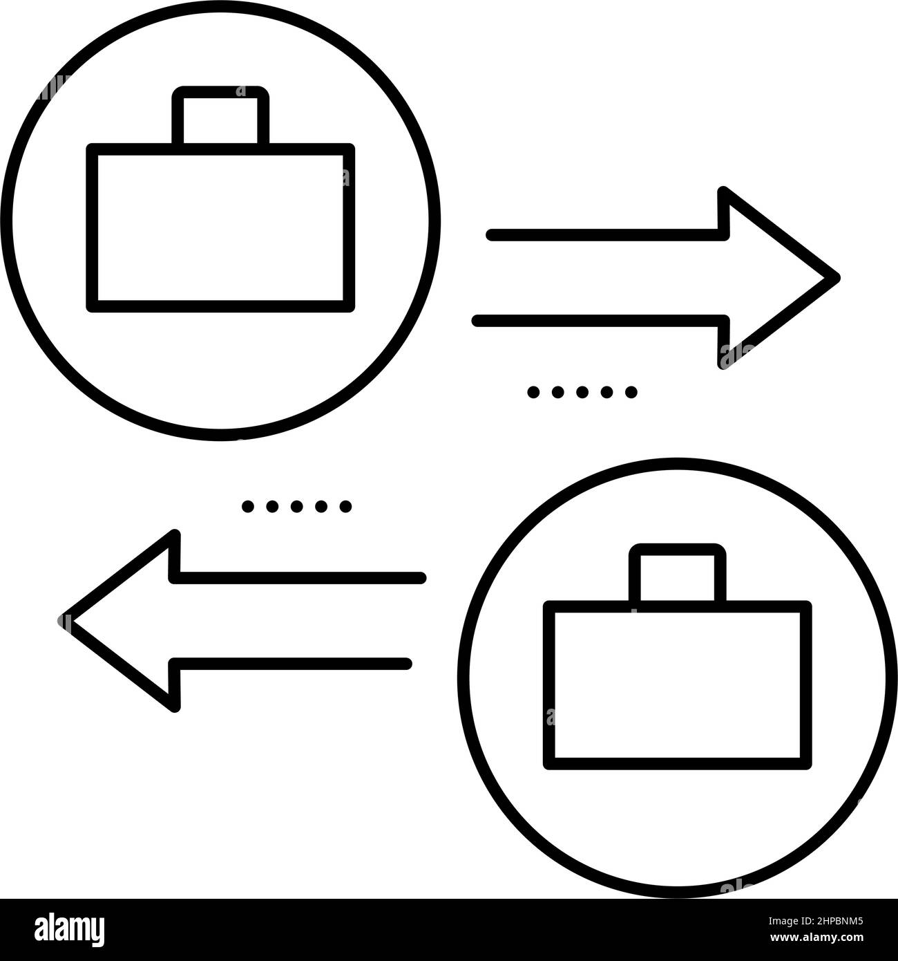 illustration noire vectorielle de l'icône de changement de ligne de travail Illustration de Vecteur
