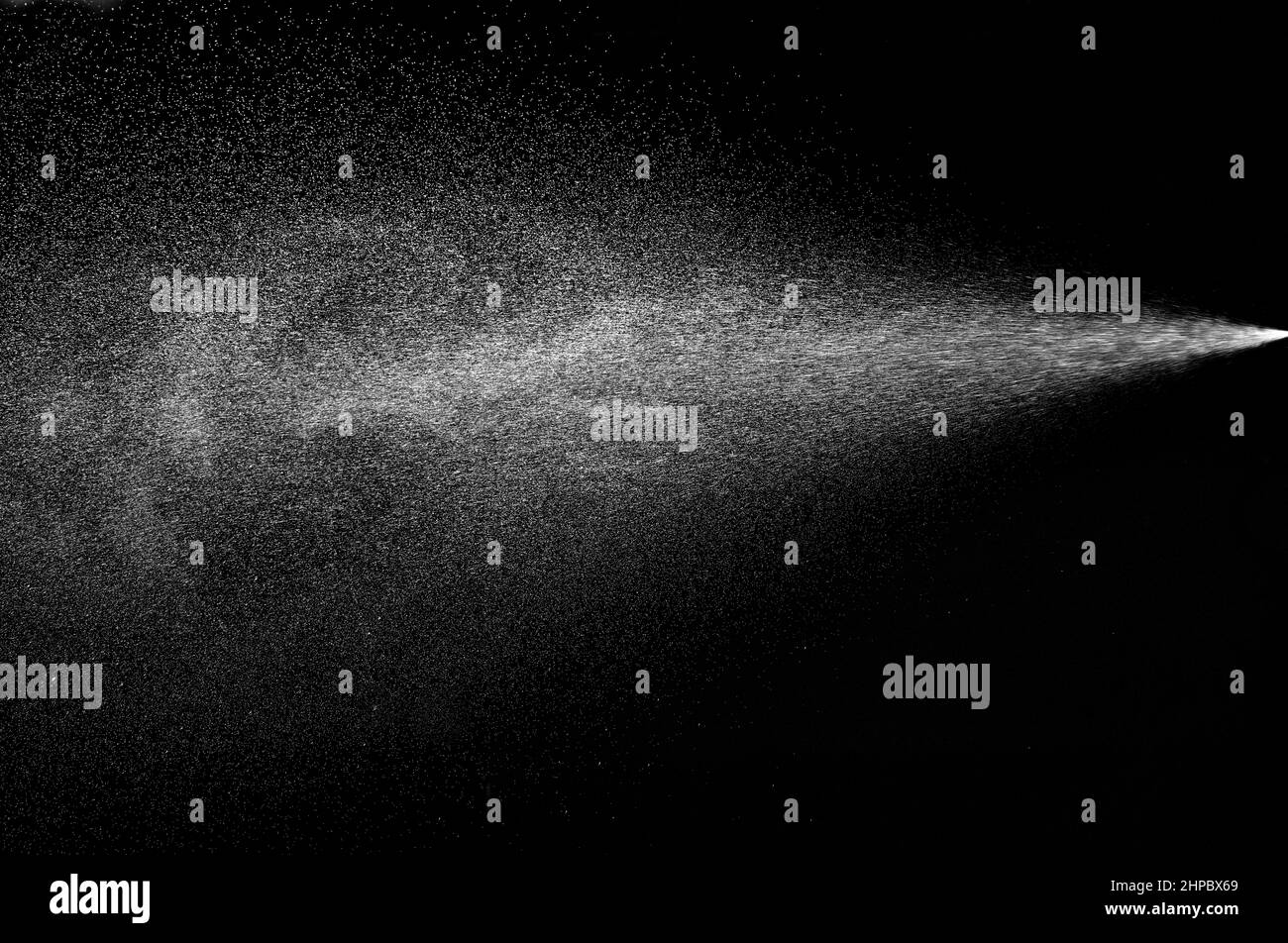 jet d'eau goutte vapeur goutte air brouillard Banque D'Images