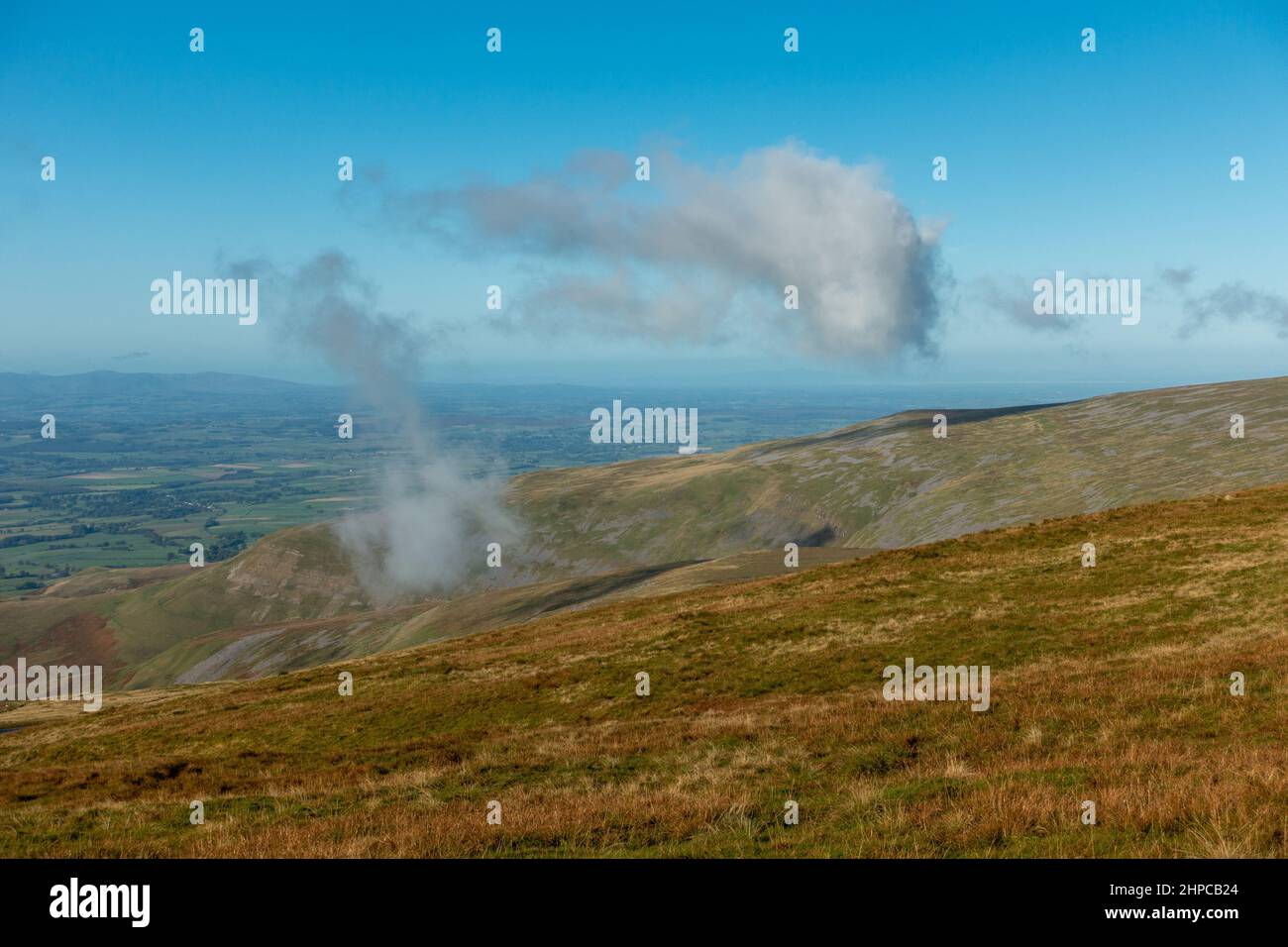 Great Dun Fell, Dufton, Eden Valley, Cumbria, Angleterre, ROYAUME-UNI Banque D'Images