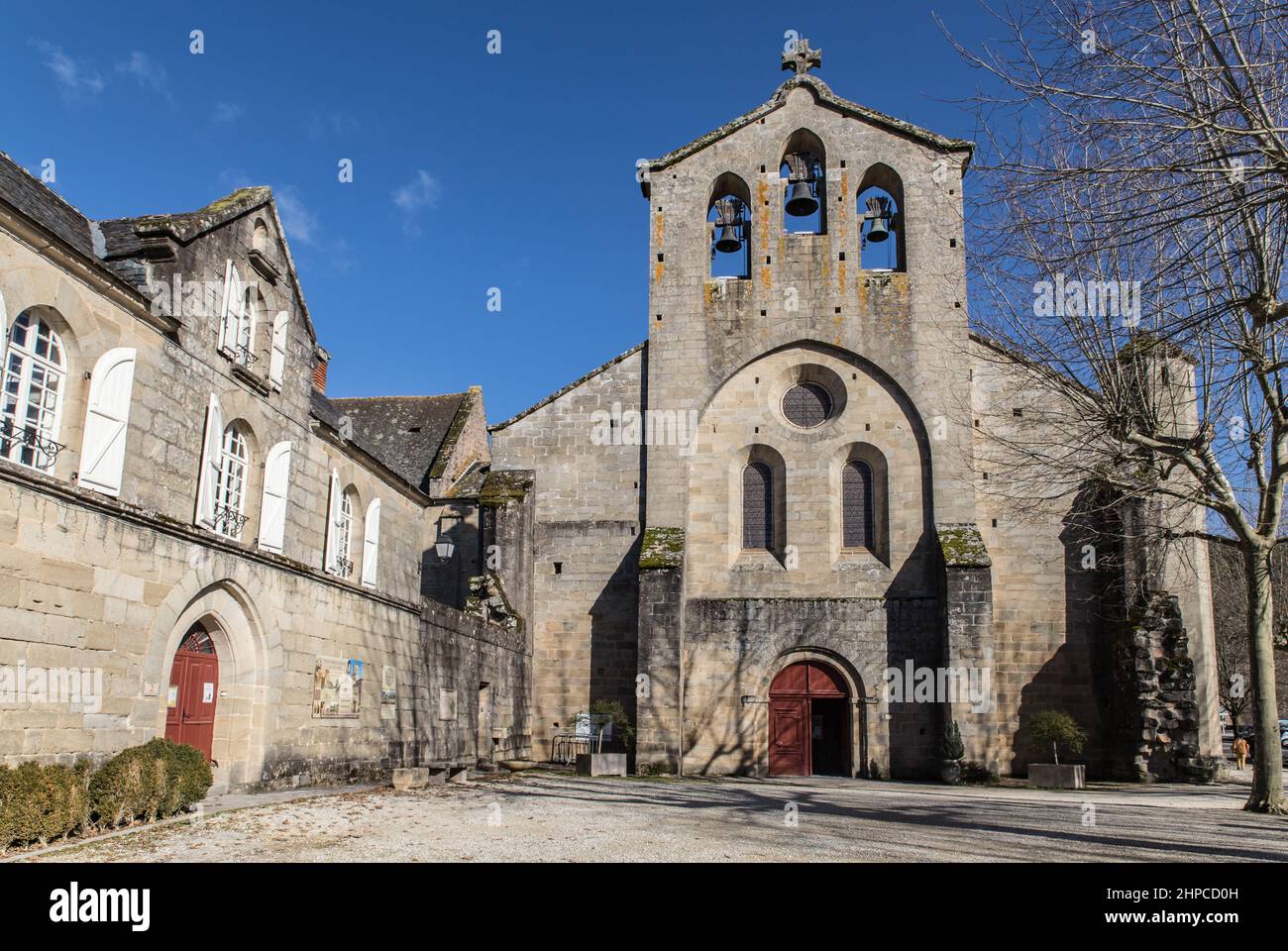 Entrée du monastère de l'abbaye et église abbaye Saint-Pierre Banque D'Images