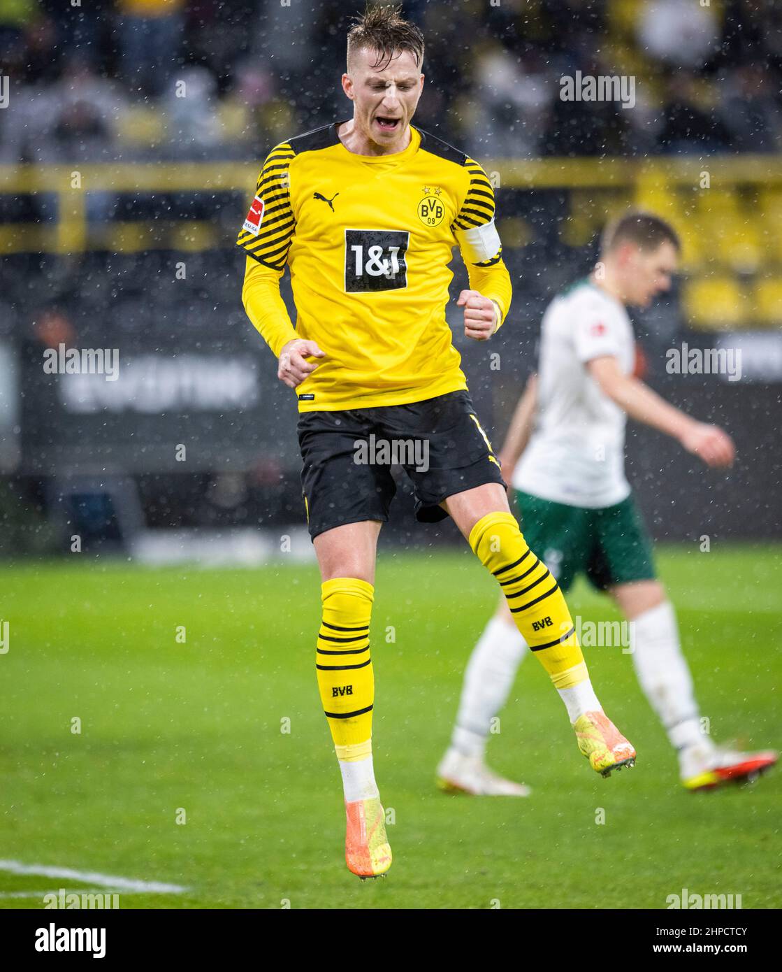 Torjubel Marco Reus BVB Borussia Dortmund Borussia Monchengladbach 20.02.2022 Fussball BundesligaSaison 2021 2022 Foto Moritz Muller Copyright nur fur journalistische Zwecke par Moritz Muller Raabe W...