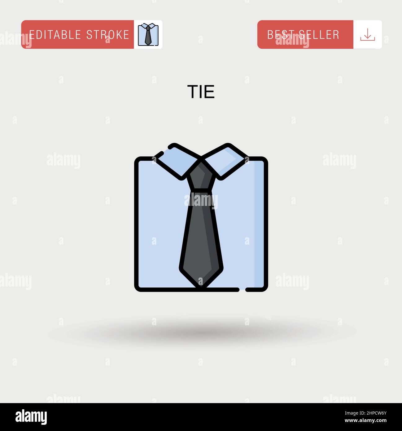 Icône de vecteur simple TIE. Illustration de Vecteur