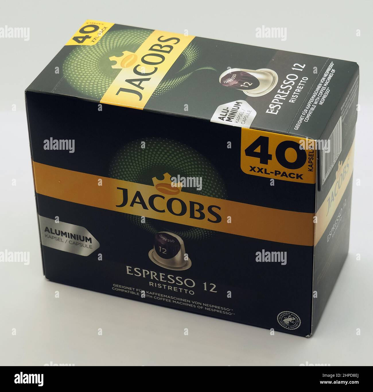 Jacobs espresso café, est une marque de café qui remonte à 1895 en Allemagne Banque D'Images