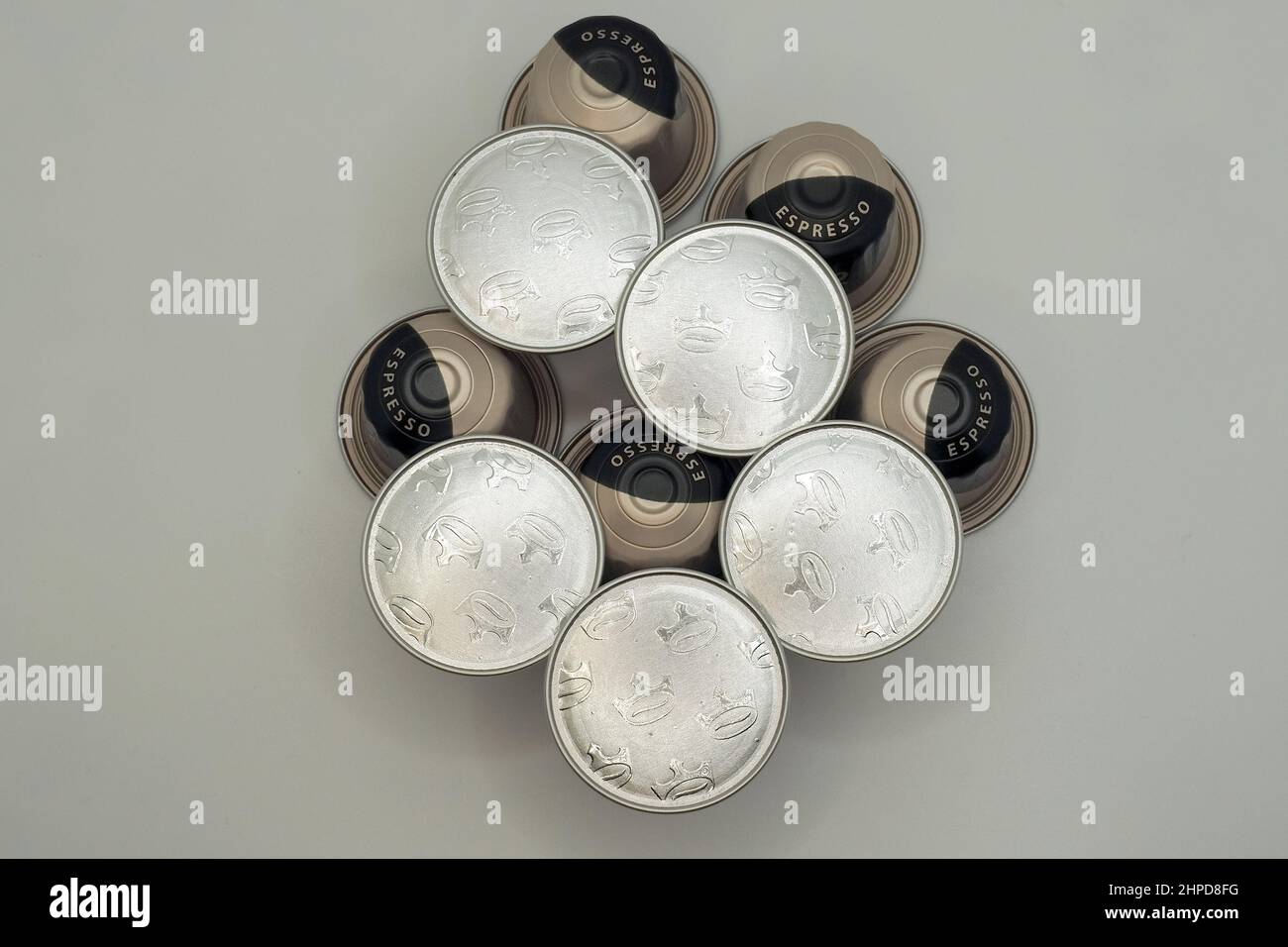 Jacobs espresso café capsules, est une marque de café qui remonte à 1895 en Allemagne Banque D'Images