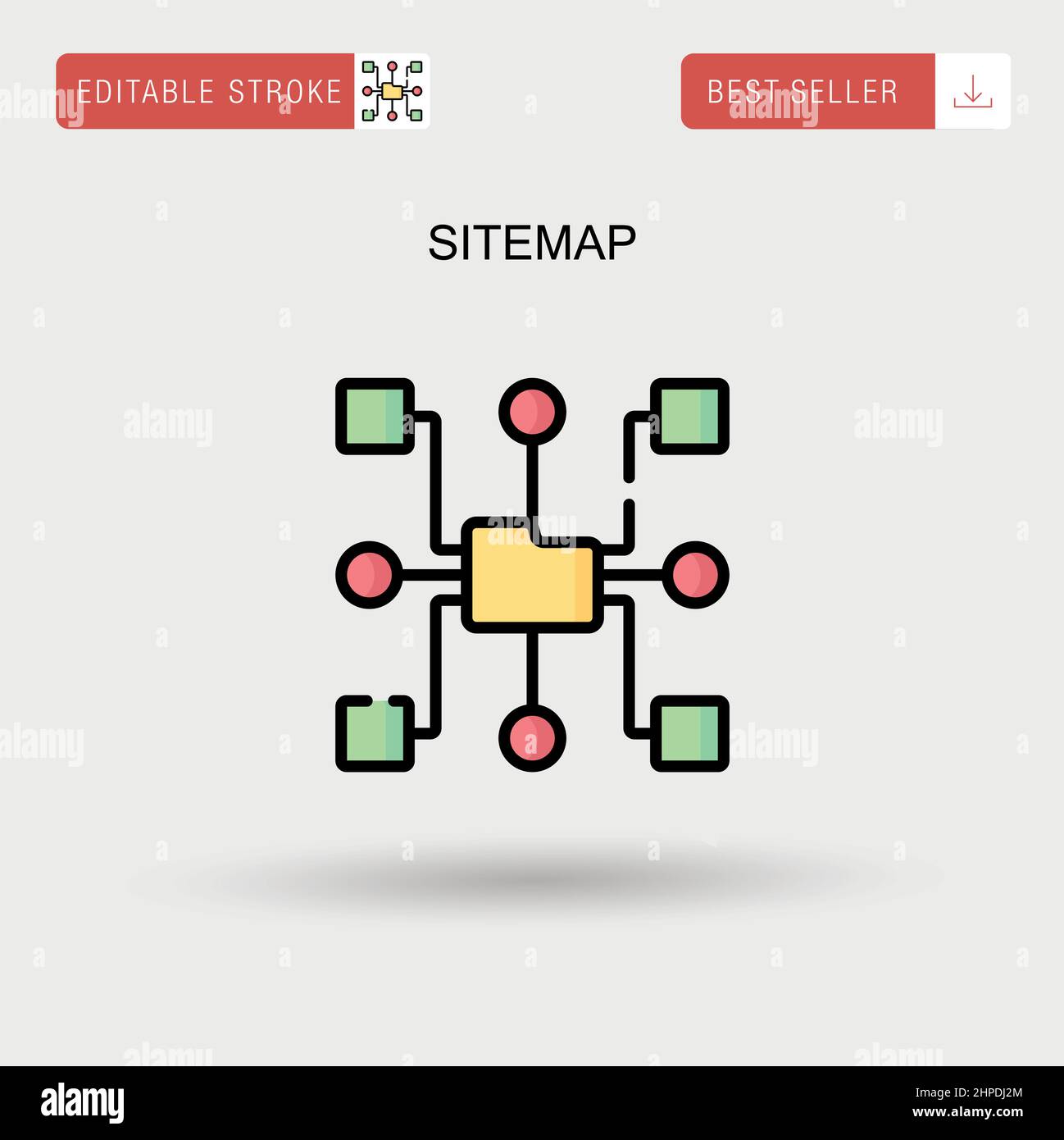 Plan du site simple vecteur icône. Illustration de Vecteur