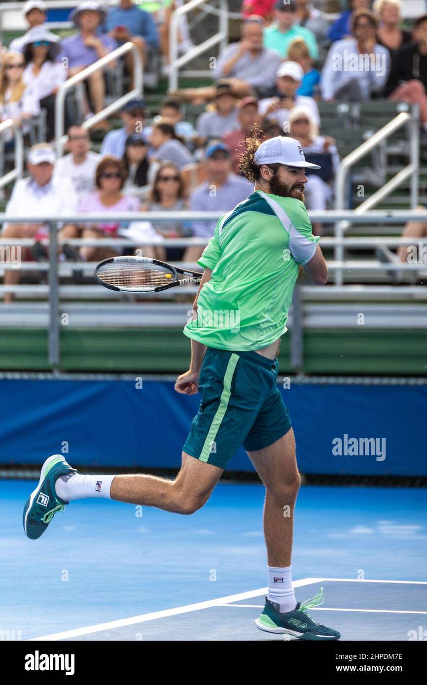 Singles final: Reilly Opelka (USA) pendant ATP Champions, Legends Tour à la  plage de Delray 2022 ouverte par Vitacost.com Photo Stock - Alamy