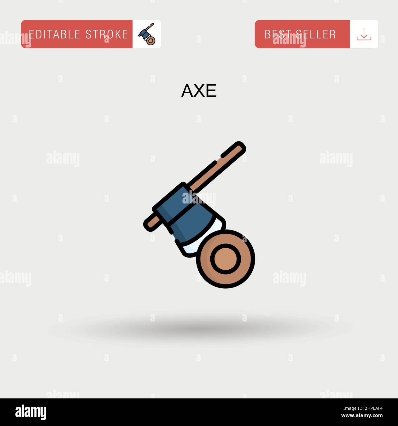 Icône de vecteur simple AX. Illustration de Vecteur