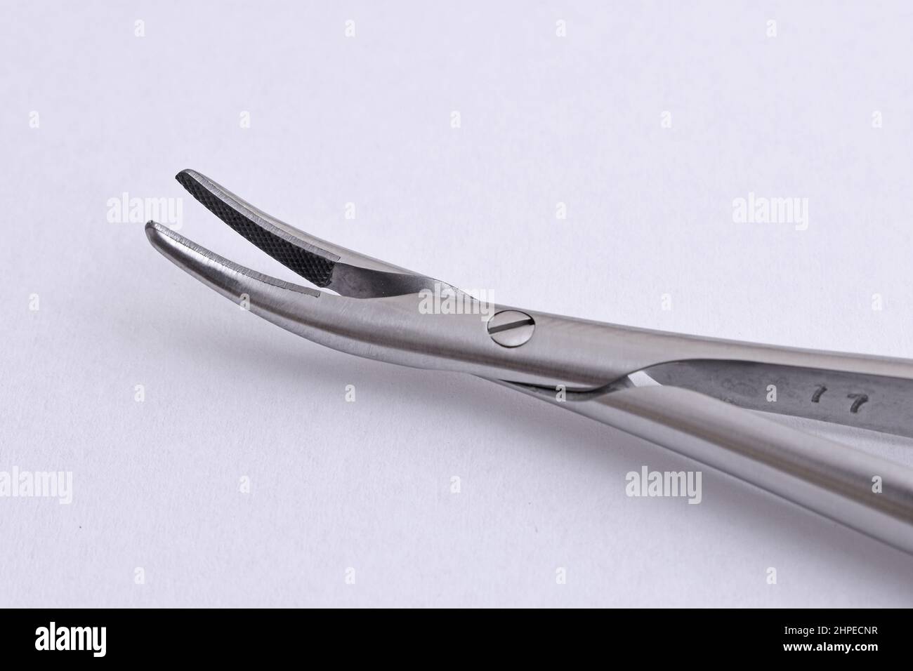 Porte-micro-aiguille pour procédures chirurgicales Banque D'Images