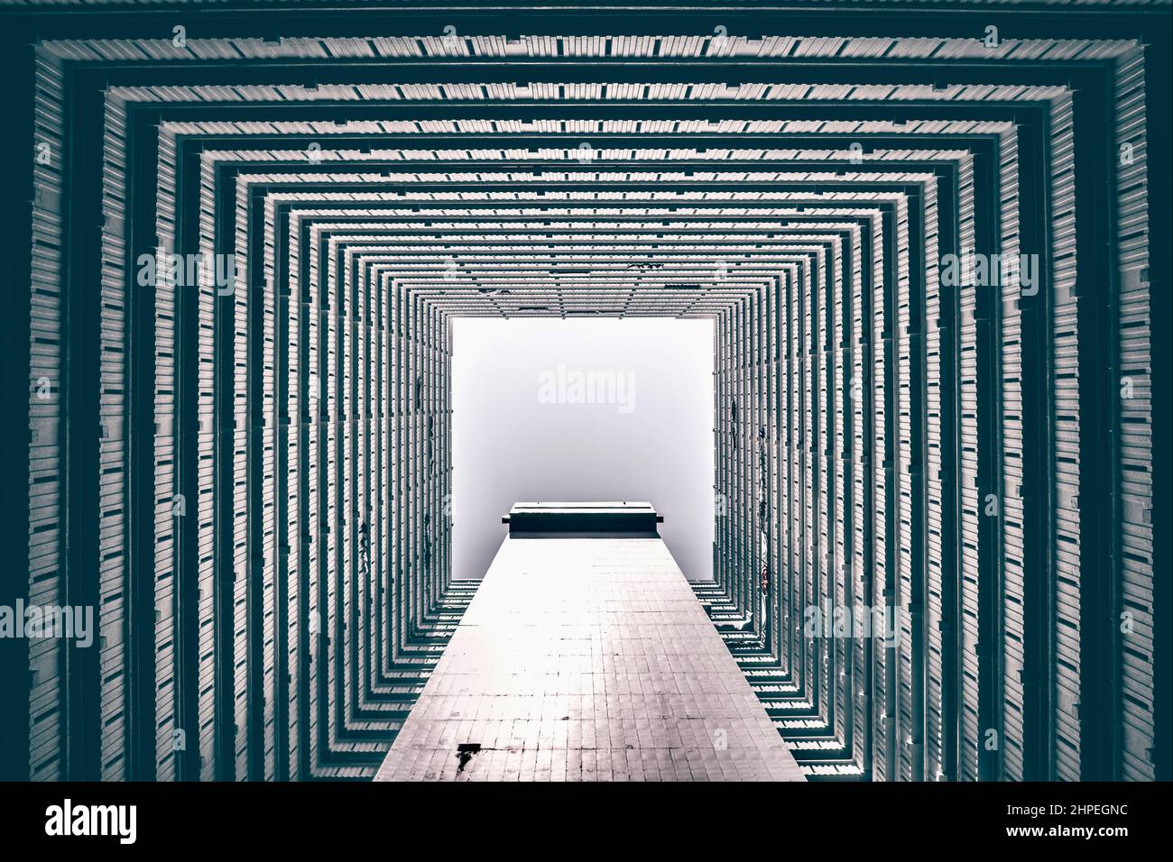 Détails architecturaux modernes - Hong Kong Banque D'Images