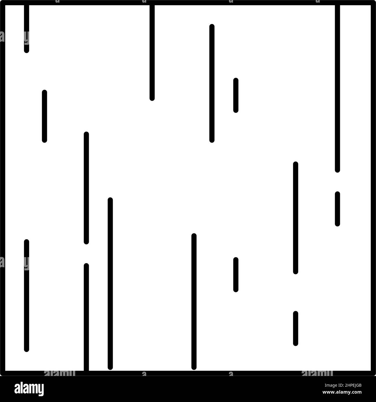 illustration vectorielle de l'icône de la ligne de métal de la plaque Illustration de Vecteur