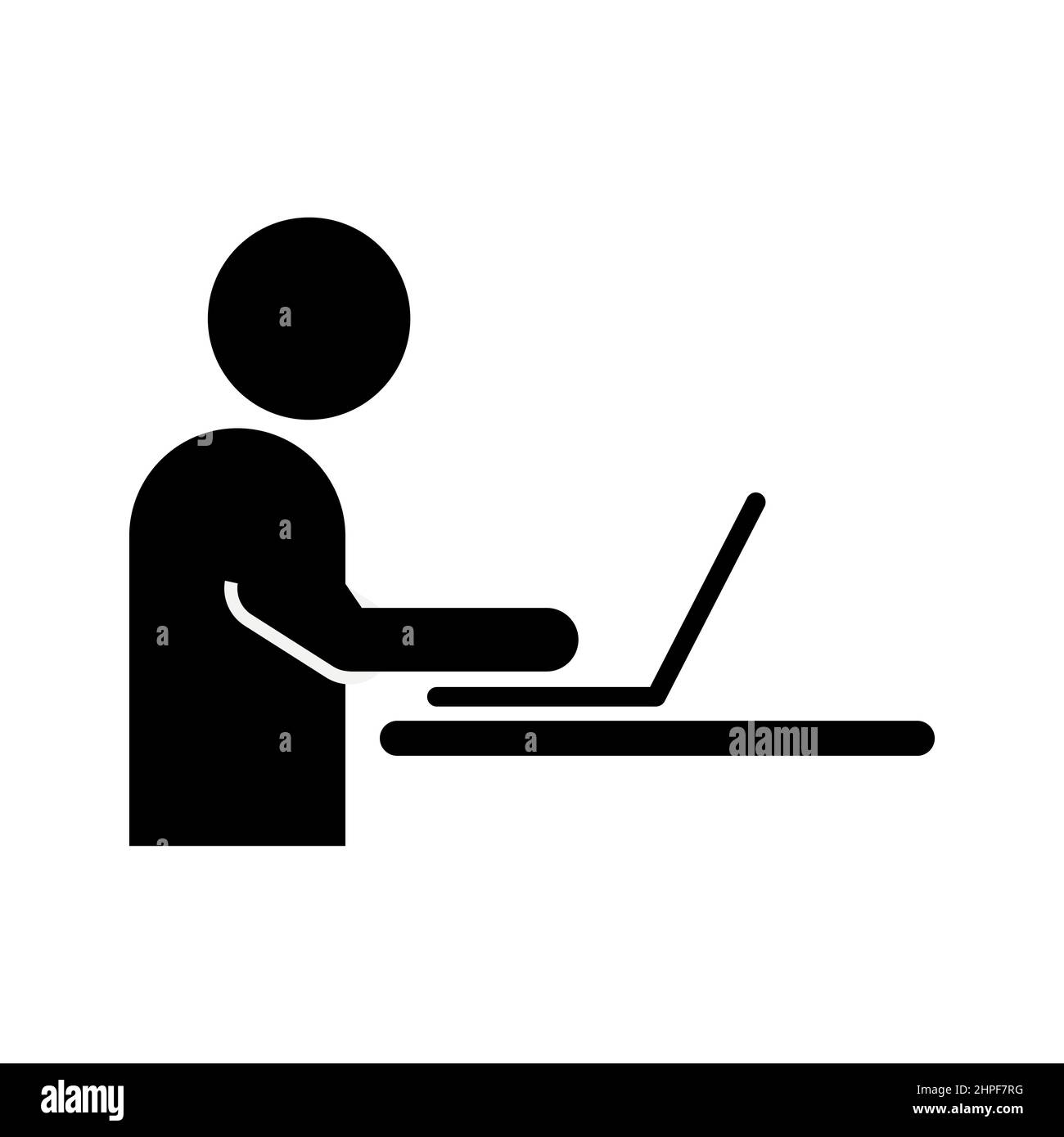 Icône vectorielle abstraite sur le blanc, Illustration isolée pour la conception graphique et web.Symbole plat simple. Illustration de Vecteur