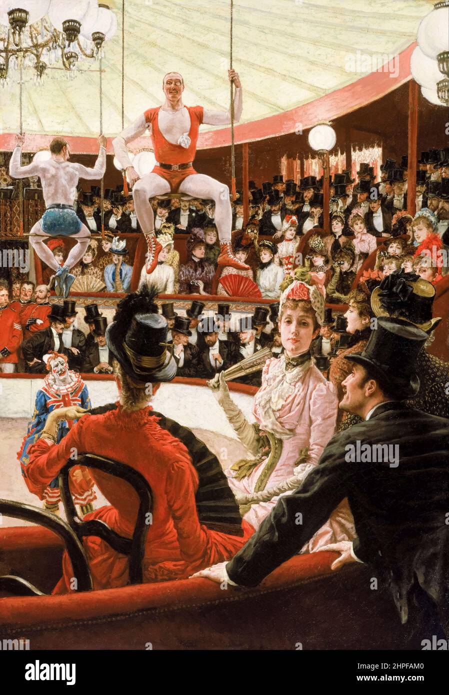 James Tissot, femmes de Paris : The Circus Lover, peinture, huile sur toile, 1885 Banque D'Images